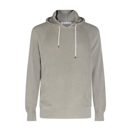 Brunello Cucinelli, Hoodies Szary, Mężczyzna, Rozmiar: L