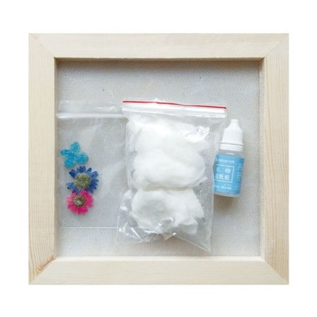 Papirfremstillingsformsæt Traditionel papirfremstillingsform af trænet