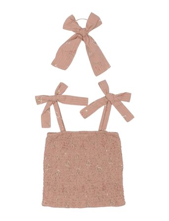 The New Tnolinam S_L Smock Top - Pink - 122/128