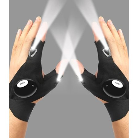 LED Ficklampshandskar, presenter till män honom pappa pojkvän, cool pryl handsfree-lampor för camping fiske reparation, fars dag jul 