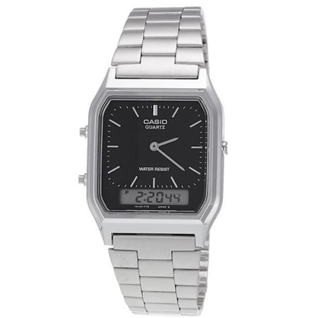 Klocka - Casio - AQ-230A-1DMQYES - Kvarts - Analog - Svart