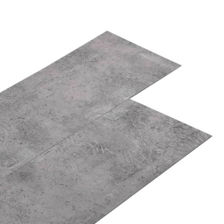 Vidaxl Golvbrädor Pvc 4,46 M² 3 Mm Självhäftande Cement Brun Brun