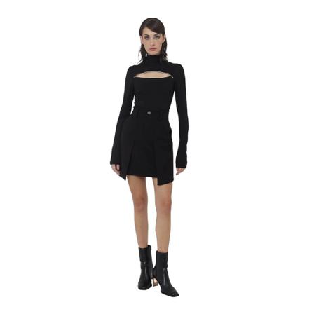 Silvian Heach Maglia con dettaglio cut-out Sort, Dame Bluser