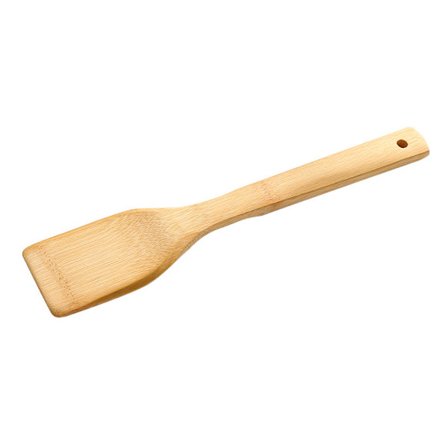 Träskyffel Non-stick gryta Hushållsmatlagning vid hög temperatur Bambu spade Gryta Spade Långt handtag Kök Träsked Spade Kök Matlagningsskyffel