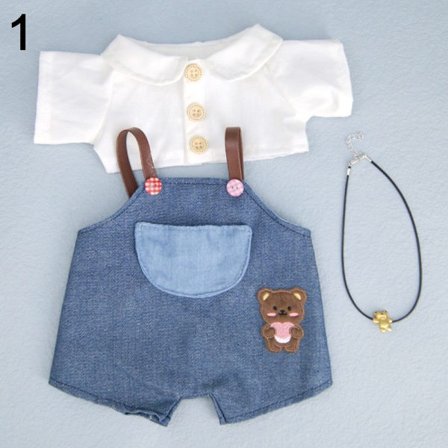 1 set 30 cm dockkläder Mode bomullsbyxor 1 1