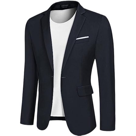 Mænds Regular Fit Athleisure Blazer Casual Suit