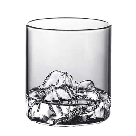 Japanskt Berg Whiskeyglas 200/300ml Transparent Mångsidigt Glas Bar