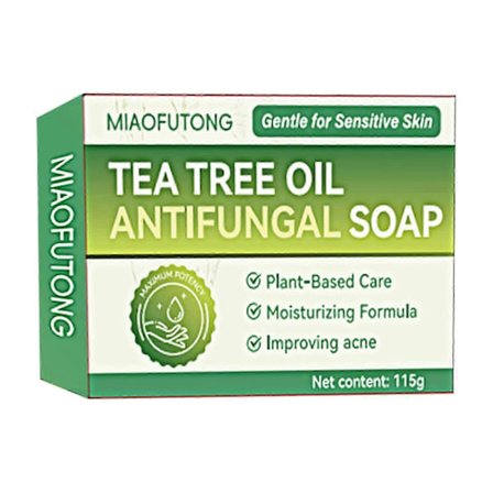1-3 stk. Tea Tree Olje Antifungal Såpe Antifungal Behandlinger for Ansikt Kropp Akne Fotsopp Tinea Follikulitt