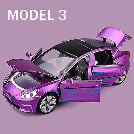 1:32 Tesla Model X Model 3 Model S Model Y Legering Bilmodell Diecasts Lekebil Lyd Og Lys Barn Leker Til Barn Gaver Gutter Leker