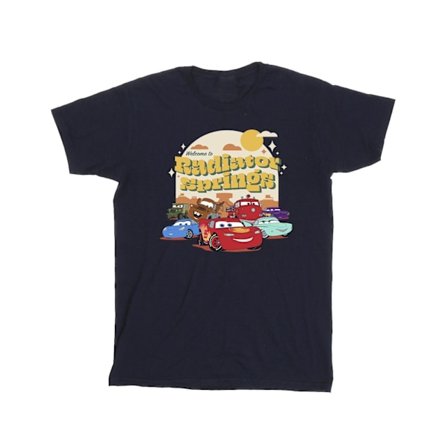 Disney Boys Cars Radiator Springs Group T-shirt 5-6 år Marinblå