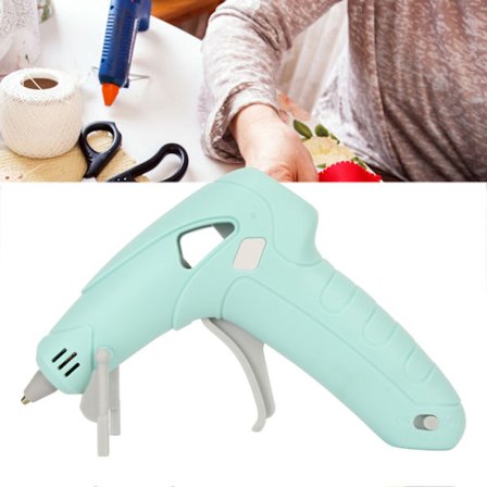 USB Uppladdningsbar Snabb Uppvärmning 10W Mini Limpistol med 30 Limstift för Hemreparation