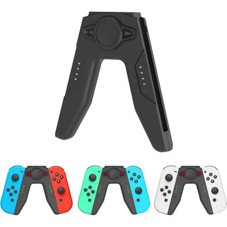 Lataava kädensija NS Switchille & OLED-mallille - Ohjaimen latausteline LED-ilmaisimella Switchille