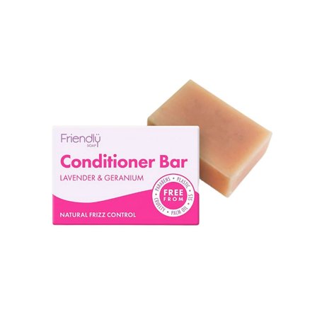 Friendly Conditioner Bar Lavendel & Geranium 95 g, Hår, Shampoo & Hårpleje, Balsam