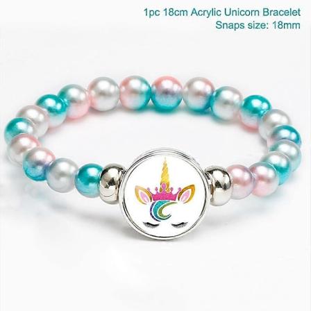 Staraise Enhjørning Armbånd Enhjørning Bursdagsfest Dekorasjon Barn Enhjørning Festforsyninger Baby Shower Festgave Gaver Unicornio Unicorn bracelet 2