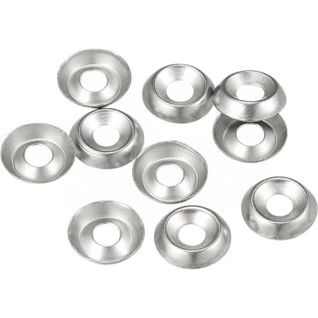 Koppbricka försänkt bricka #6 304 Rostfritt stål för skruv och bult 50st_Överraskning