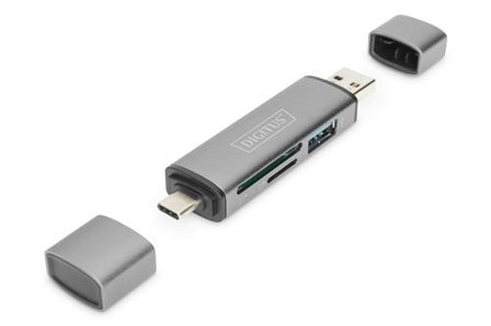 Digitus DA-70886 - kortleser - USB 3.0/USB-C