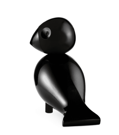 Kay Bojesen Sangfugl Ravn Sort H20,5