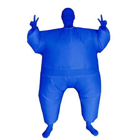 Sumo maskerad man uppblåsbar kostym maskerad helkroppsdräkt whitefish uppblåsbar kostym jumpsuit set