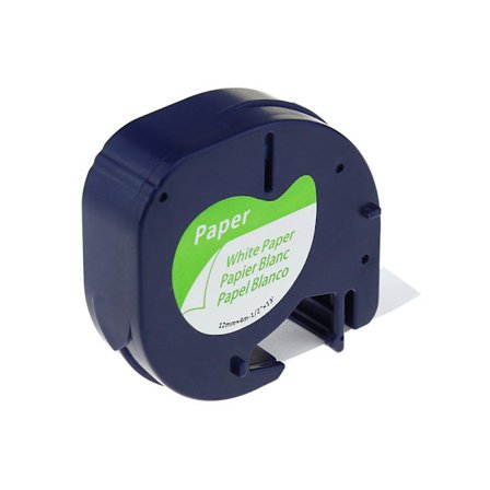 Etikettband kompatibel med 12 mm x 4 m (5-pack)