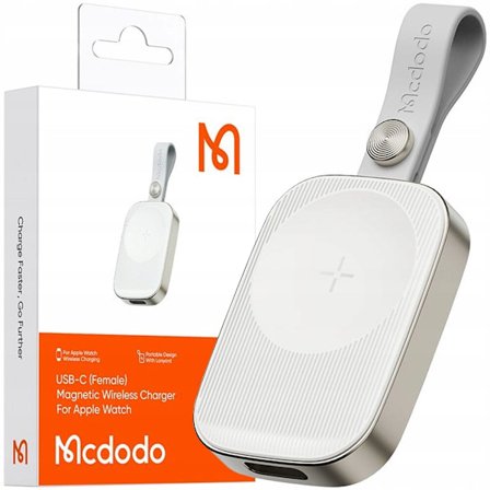MCDODO INDUKTIV LADDARE FOR USB-C LADDNING APPLE WATCH 9 SE ULTRA STRAP