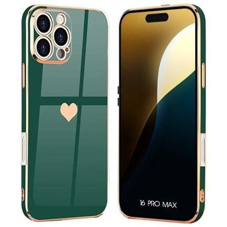 Skyddshölje - BOOLING - för iPhone 16 Pro Max - Stötabsorberande - Ultra Slim - Nattgrön