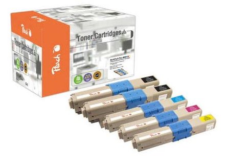 PEACH Sparpackplus Toner OKI 44469803 44469704 44469705 comp