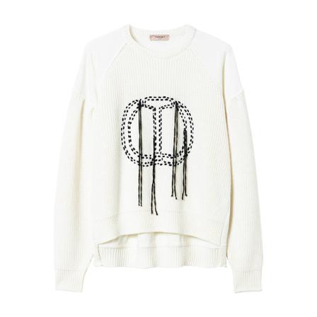 Twinset Sweater Hvid, Dame