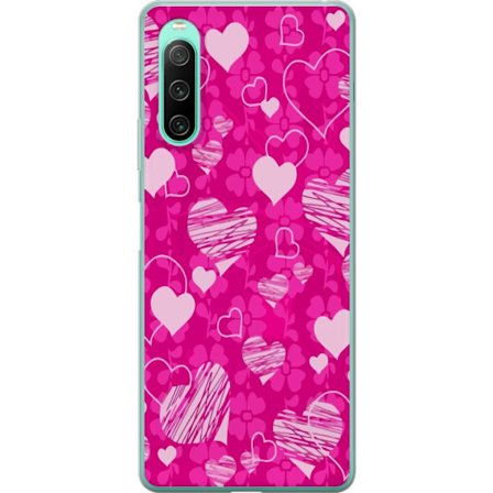 Yhteensopiva Puhelinkuori Sony Sony Xperia 10 IV PopSydänKuviointi