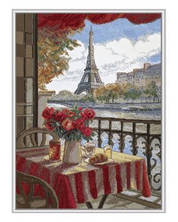 Broderikit Billede Solrige Paris - Riolis