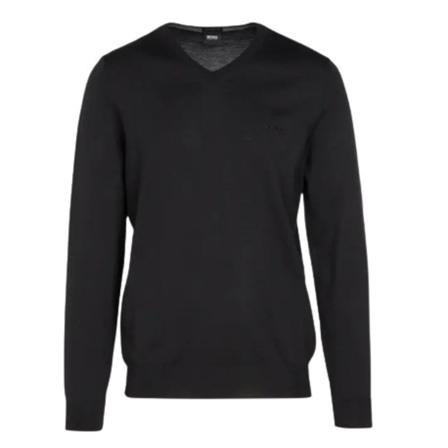 Hugo Boss Pull baram Sort, Herre Strik, Størrelse: XL