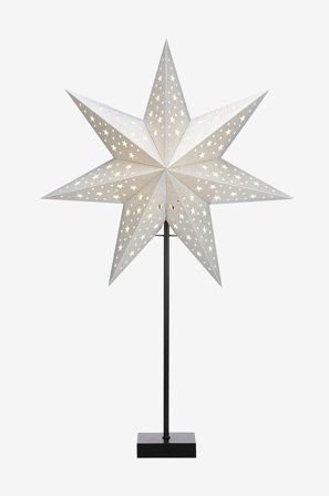 Markslöjd - Bordsstjärna Solvalla 69 cm - Silver - Adventsstjärnor - Från Homeroom