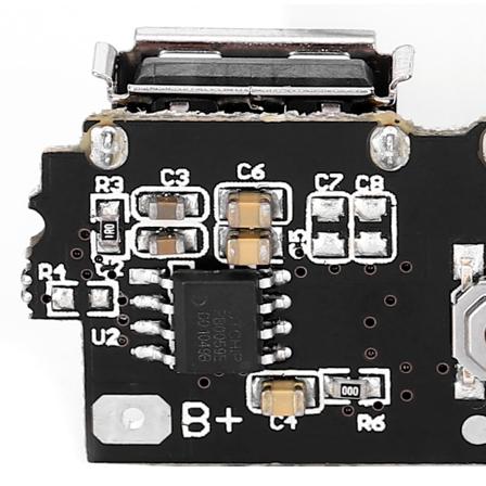 5 stk Powerbank Ladermodul 3USB DIY Mobil Kretskort Elektronisk Komponent 5V2.1A