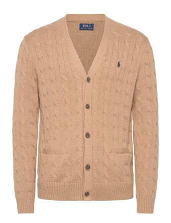 Polo Ralph Lauren Cable-Knit Cotton Cardigan - Beige - XS