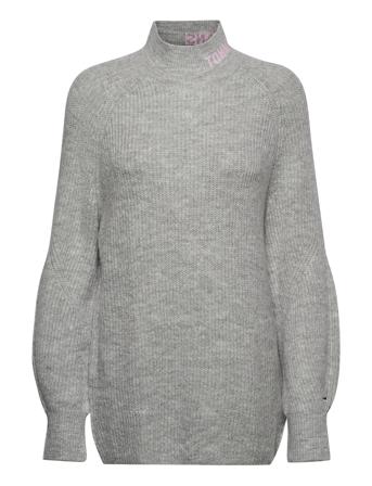 Tjw Lofty Turtle Neck Sweater Grey Tommy Jeans