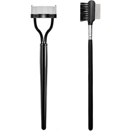 Øjenvippekam, øjenvippekam i rustfrit stål, øjenvippebørste