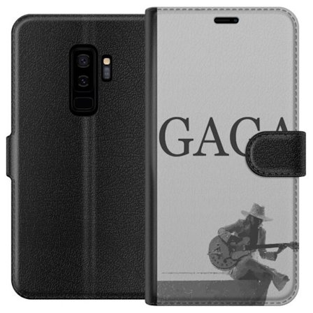 Yhteensopiva Lompakkokotelo Samsung Galaxy S9+ Stitch ympäröity mustikoilla söpössä kawaii-tyylisessä nallekarhussa