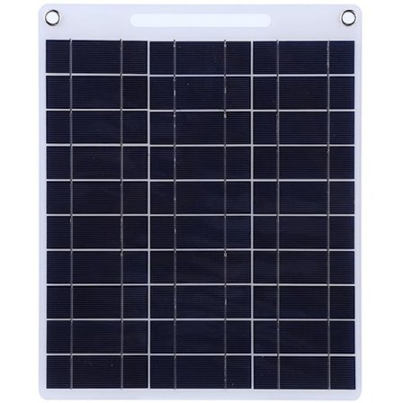 13W 5V Udendørs Solcellepanel Mobiltelefon Solcellelader Dobbelt USB Fleksibelt Solcellepanel til Telefon Udendørs Camping