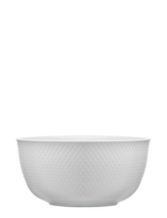Rhombe Serving Bowl Ø17.5 Cm White Home Tableware Bowls Serving Bowls Valkoinen Lyngby Porcelæn