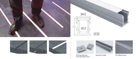 SYNERGY U-Profil 200cm, ALU034 BIG