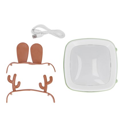 Dimbar Baby Nattlampe USB Oppladbar Søt LED Lampe for Barnerom