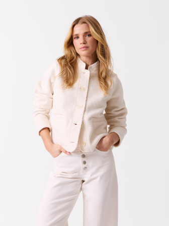 MATCH - Melina jakke - Jean Paul - Str. XL - Dame - Jakker & Kåper - Hvit - 100% polyester - resirkulert