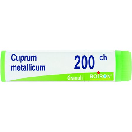 Boiron Cuprum Metallicum Globuli 200Ch Dose 1g