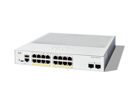 Cisco Catalyst 1300-16FP-2G - switch - 16 porter - Styrt - rackmonterbar