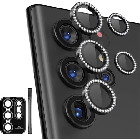 Lämplig För Samsung Galaxy S25Ultra S23 S24 Ultra S24 Plus S22Ultra Diamant Glänsande Färgglad Mobiltelefon Linsskyddsfilm