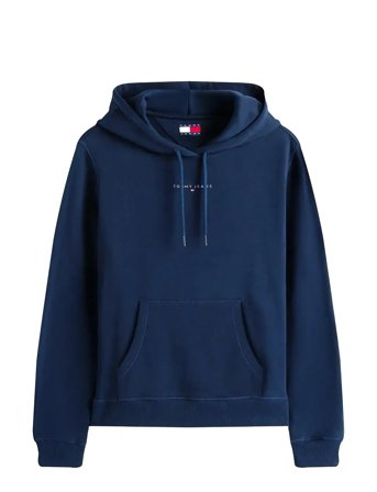 Tommy Jeans Tjw Reg Linear Hoodie Ext Marinblå