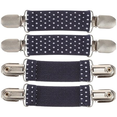 4-pakning Vanteklemmer for Barn - Vintervanteholdere - Sklisikre Klemmer