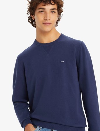 Levi's Lightweight Hm Sweater Naval A - Navy - XL
