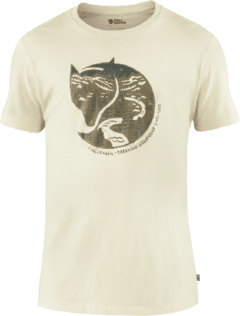 Fjällräven Men's Arctic Fox T-shirt Men short-sleeved sweaters White XL