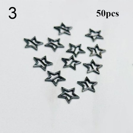 50 stk Tri-glide beltespenner Dukkevesker Spenne 3 3