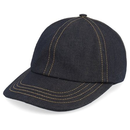 CTH Ericson - Svart unconstructed Keps - Ball Cap Organic Denim Black Dad Cap @ Hatstore
